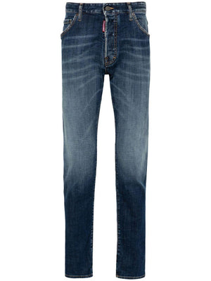 DSQUARED2 Men's Blue Navy 5-Pocket Pants for SS24