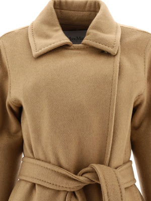 MAX MARA Iconic Tan Double Zibeline Jacket for Women