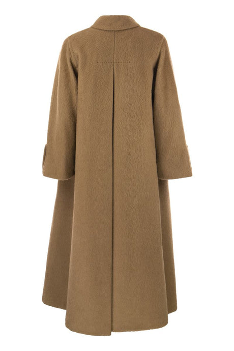 MAX MARA Beige Camel Double-Breasted Jacket for Women - FW23 Collection