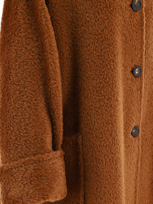 MAX MARA Stylish Women's Outer Coat in Brown for 24FW Season