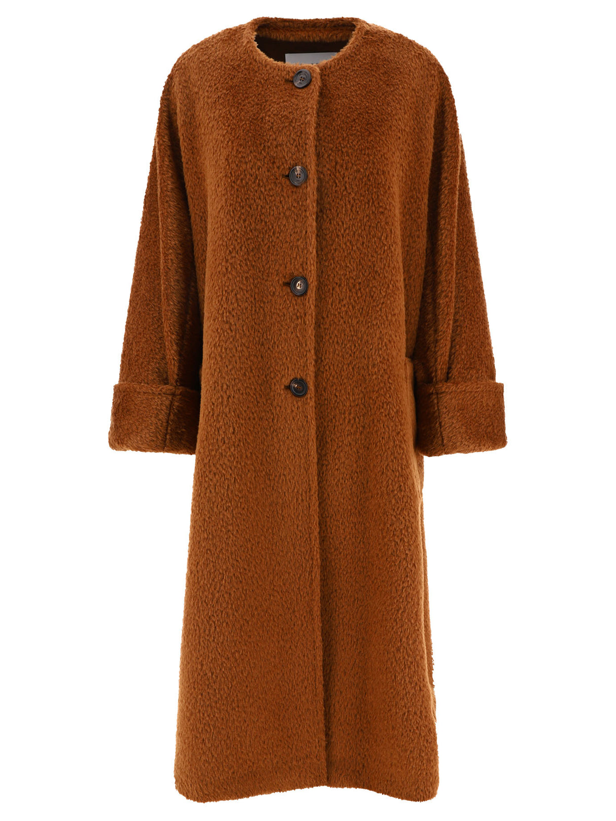 MAX MARA Stylish Women's Outer Coat in Brown for 24FW Season