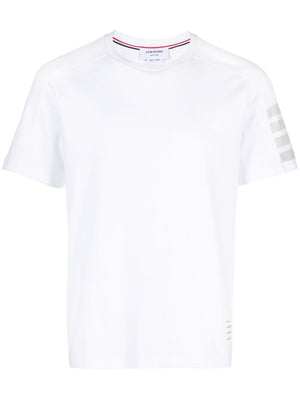 THOM BROWNE Classic Cotton Crew T-Shirt for Men - SS24 Collection