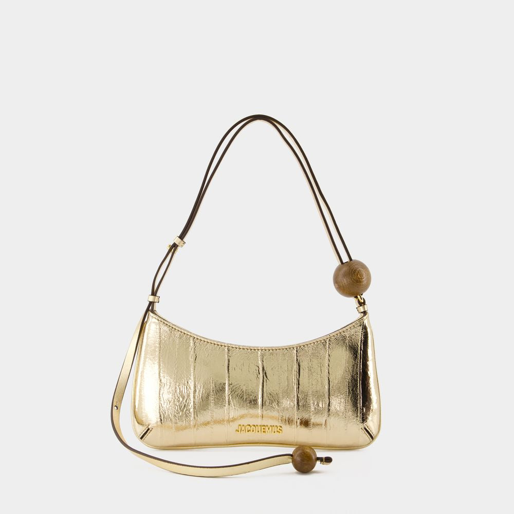 JACQUEMUS Mini Perle Handbag - Chic Leather Elegance (W:26CM H:11CM D:3CM)