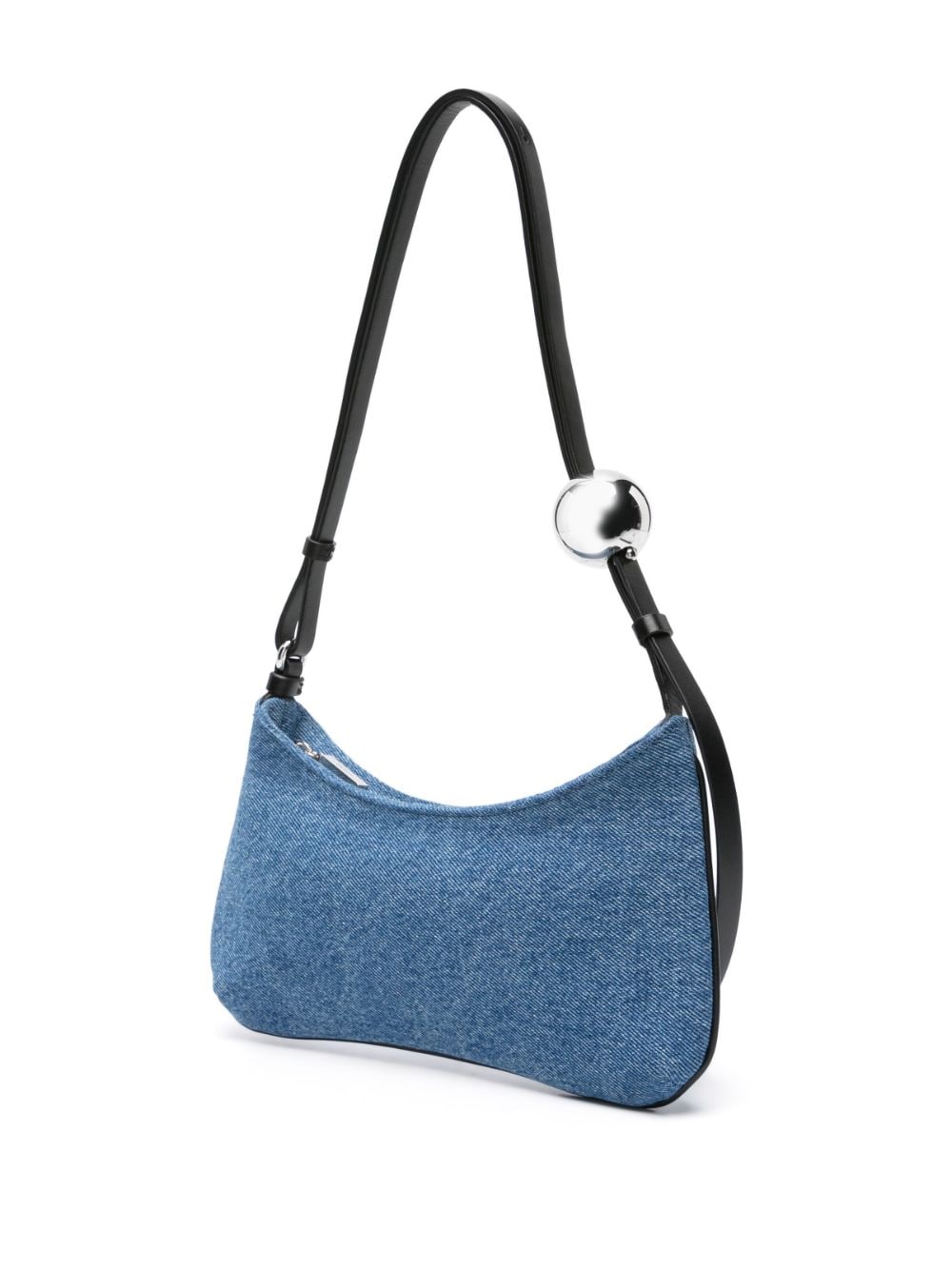 حقيبة كروس للنساء من الجلد الأزرق - مجموعة SS24