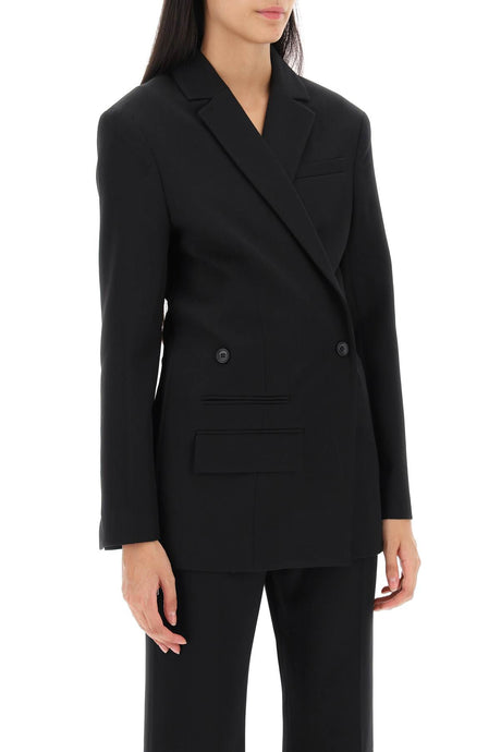 JACQUEMUS Women's Elegant Black Double-Breasted Blazer for FW23