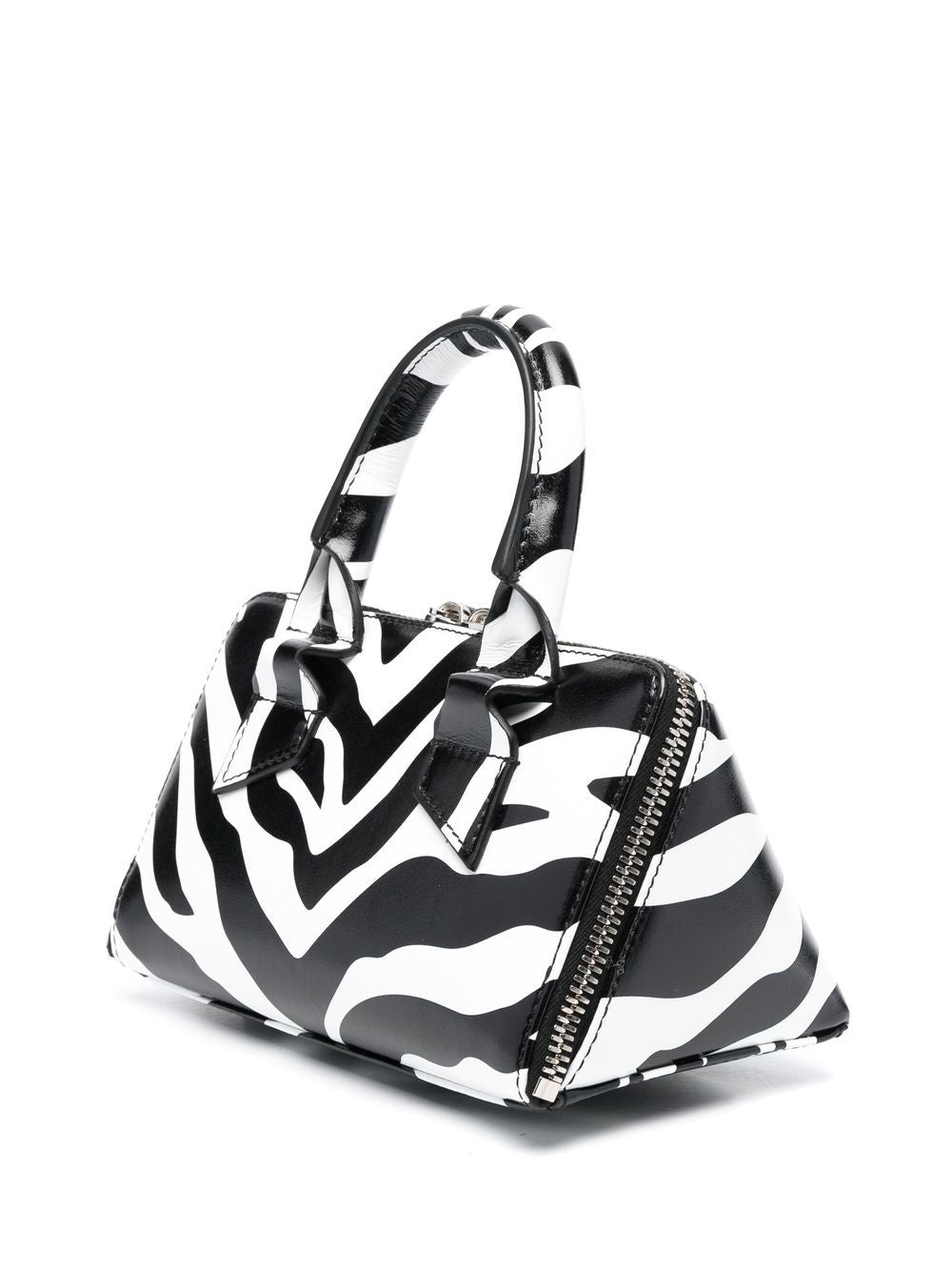 THE ATTICO Zebra Stride Mini Tote