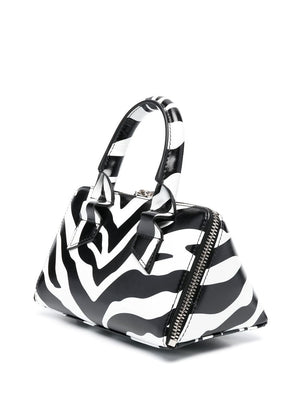 THE ATTICO Zebra Stride Mini Tote