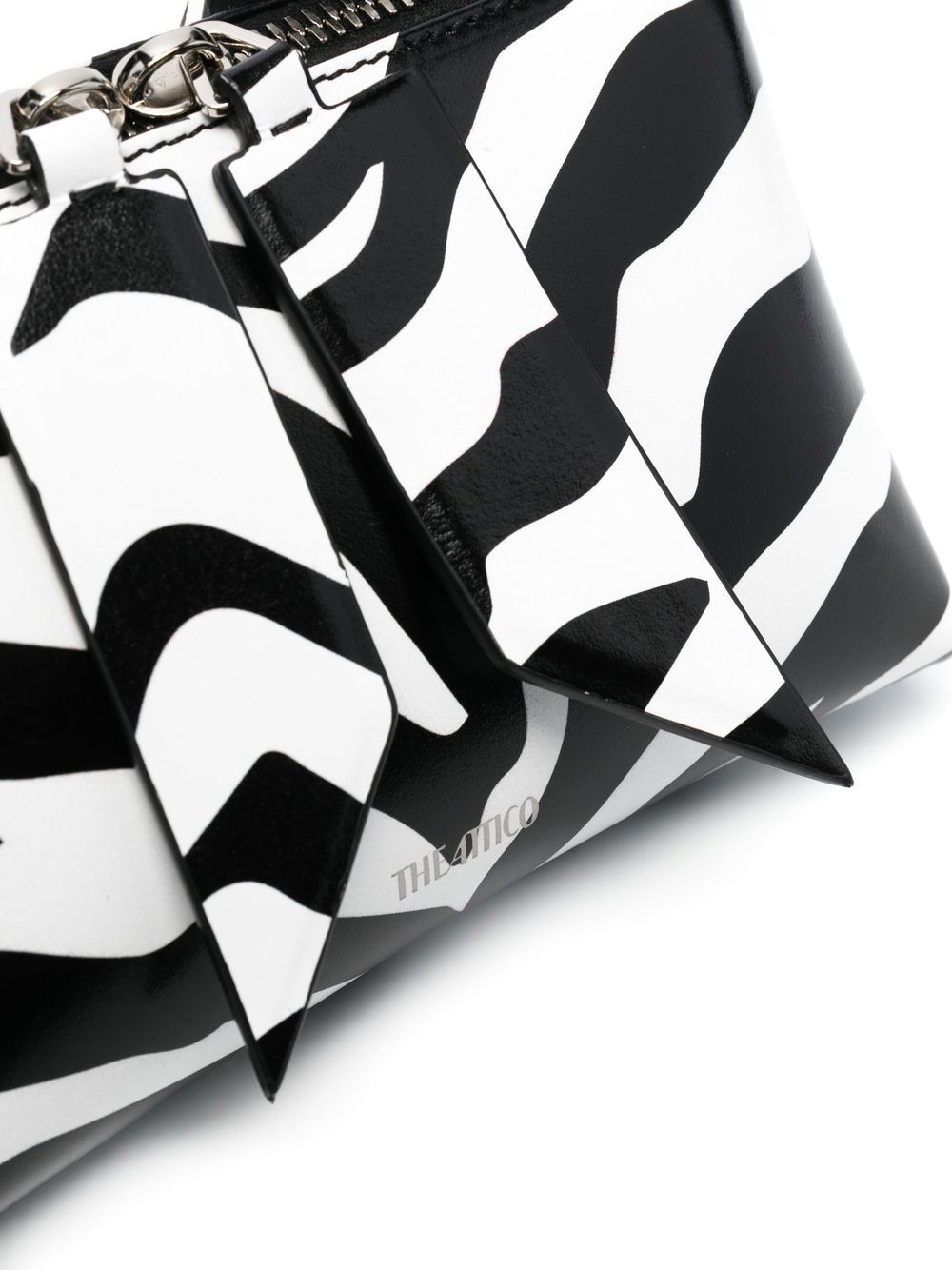 THE ATTICO Zebra Stride Mini Tote