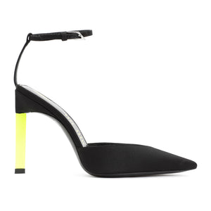 THE ATTICO Black Satin Pumps for Women - SS23 Collection