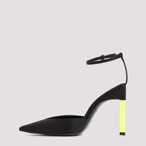 THE ATTICO Black Satin Pumps for Women - SS23 Collection