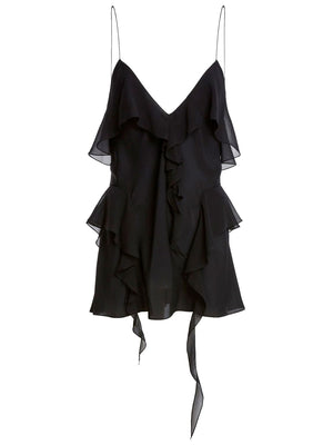 Áo phông Piet lụa đen - Bộ sưu tập SS24