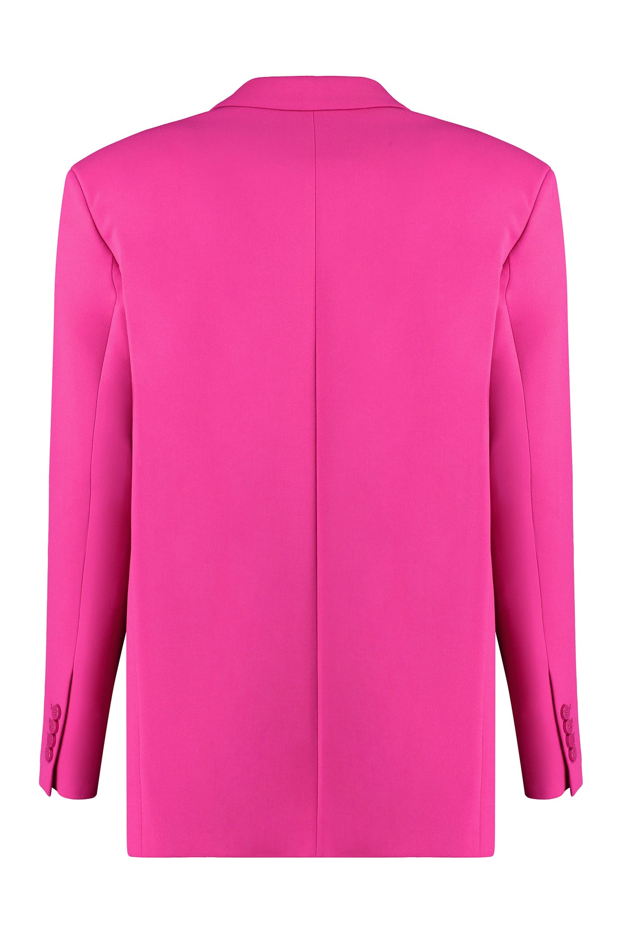 THE ATTICO Fuchsia Peak Lapel Single-Breasted Jacket