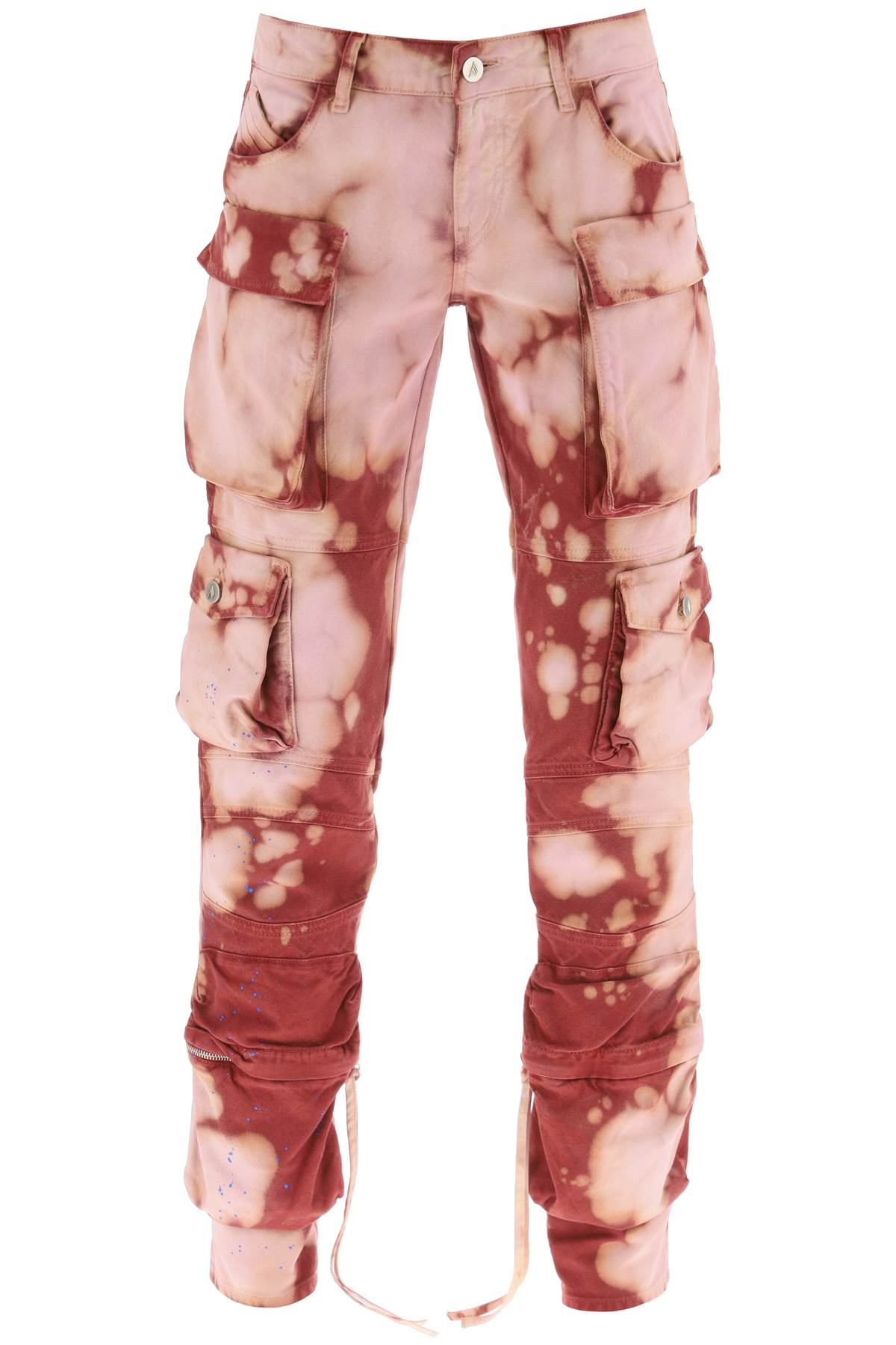 THE ATTICO Slim-Fit Tie-Dye Cargo Pants for Women - SS23 Collection
