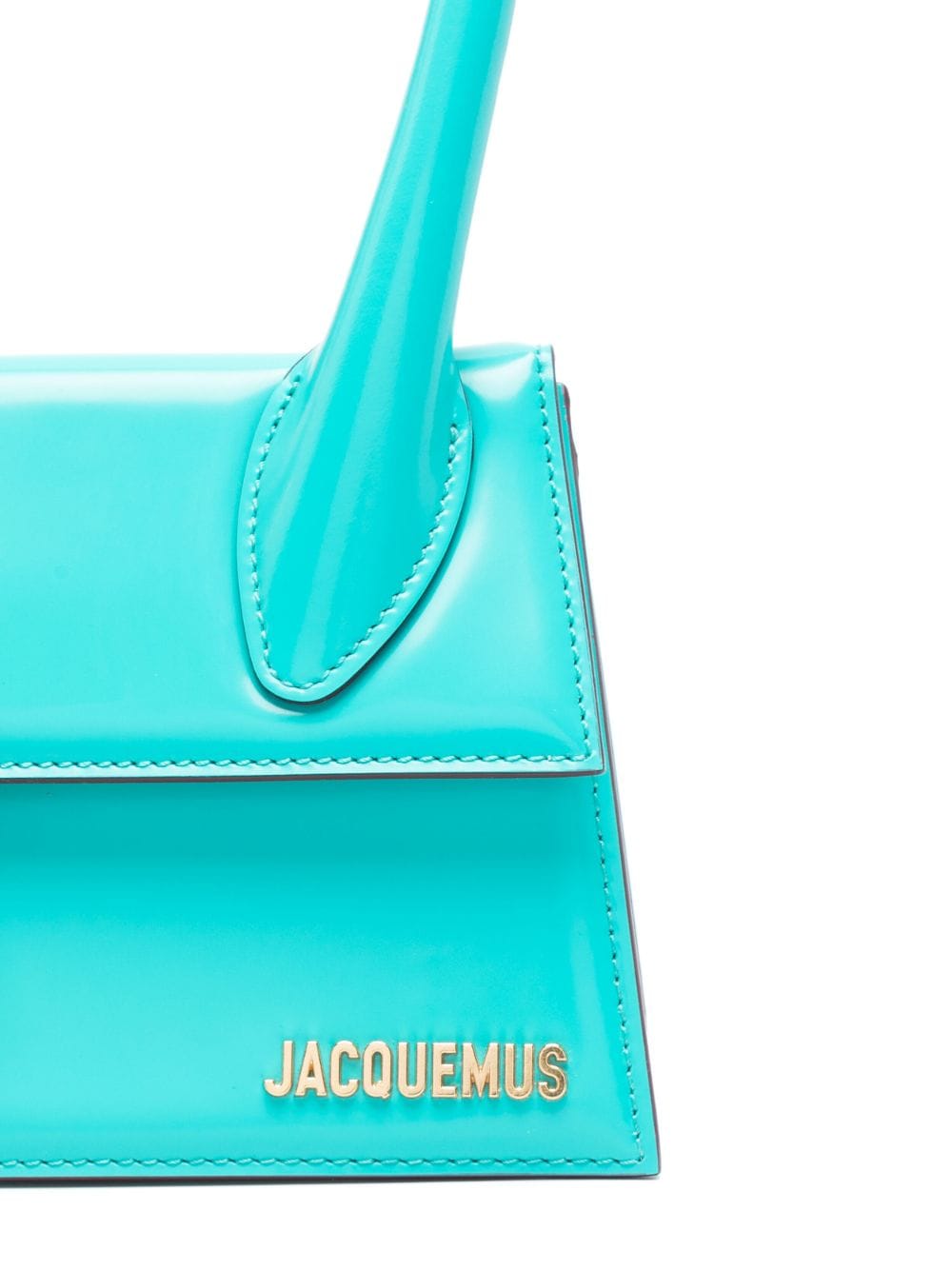 JACQUEMUS Chic Loop Leather Handbag - Medium Size