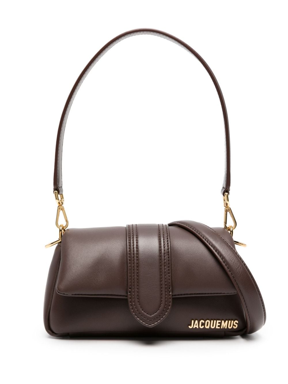 JACQUEMUS Le Petit Bambimou Shoulder Bag - Padded Smooth Leather, Magnetic Closure