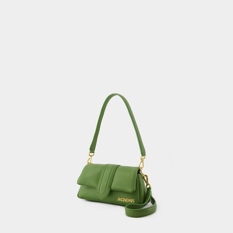 JACQUEMUS Petite Green Leather Mini Tote