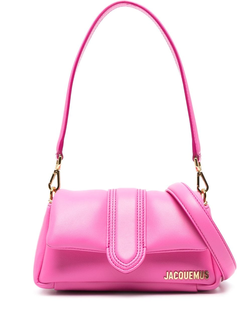 JACQUEMUS Mini Leather Shoulder Handbag