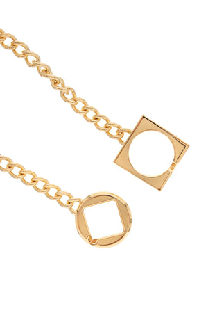 JACQUEMUS Geometric Twist Chain Necklace