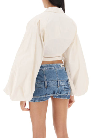 JACQUEMUS Gathered Balloon-Sleeve Shirt