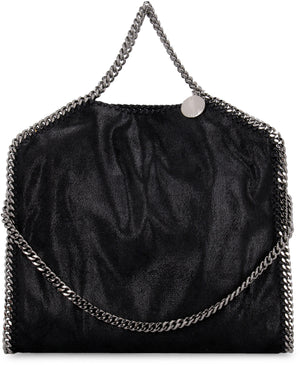 Shaggy Deer Tote Handbag for Women with Silver-Tone Chain Trim