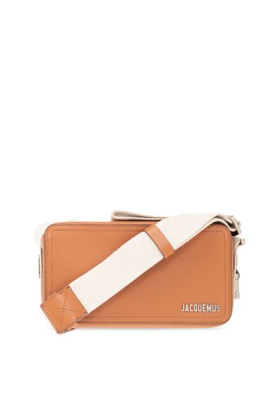 JACQUEMUS Mini Horizontal Leather Shoulder Bag