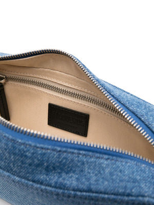 Medium Blue Cotton Denim Crossbody Bag - SS24 Collection
