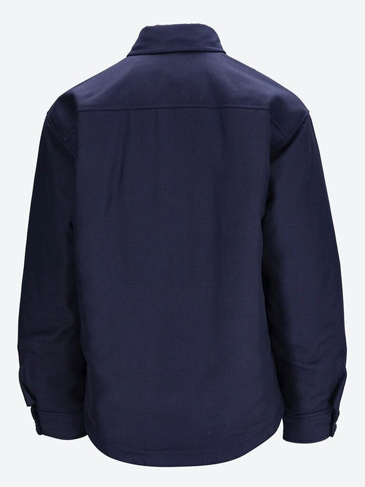 JACQUEMUS Blue Padded Overshirt for Men - SS24 Collection