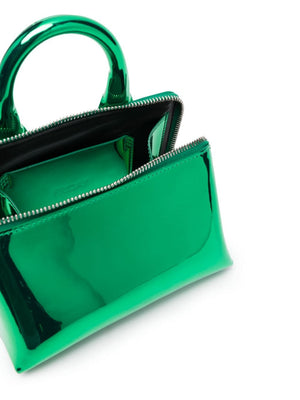 THE ATTICO Emerald Green Mini Crossbody Handbag for Women