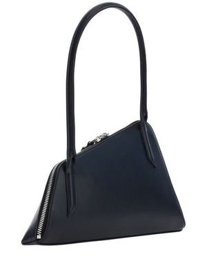 THE ATTICO SUNRISE SHOULDER Handbag - BLACK