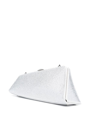 Elegant 23FW Women's Grey Clutch Bag by THE ATTICO