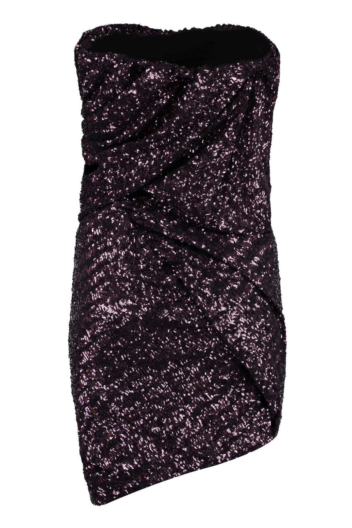 THE ATTICO Radiant Pink Sequin Mini Dress