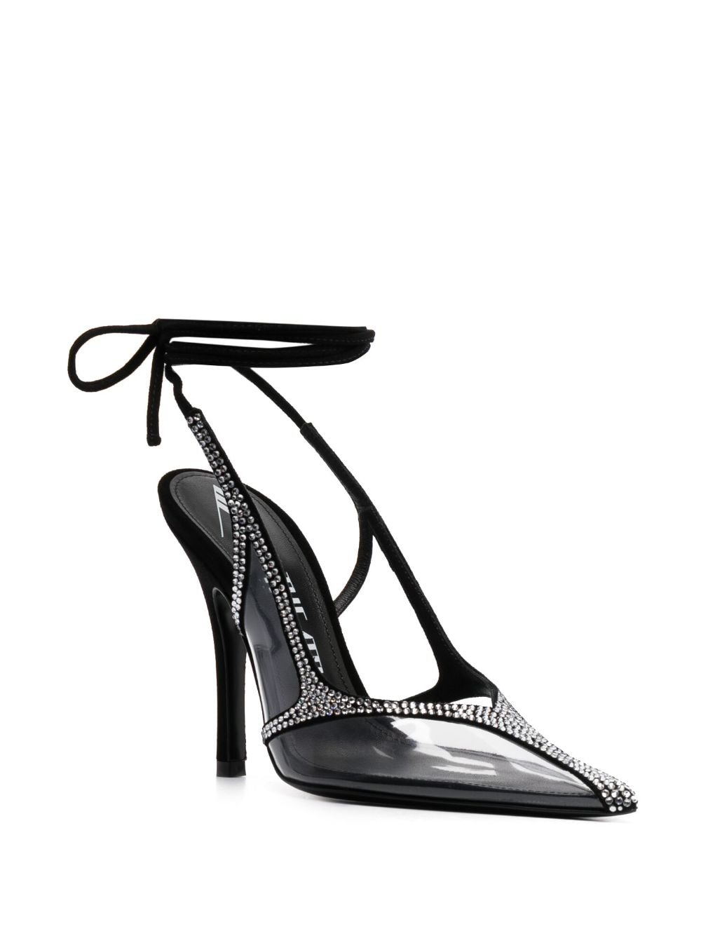 THE ATTICO Clear PVC Slingback - Women's Pointed Toe Pumps for FW23