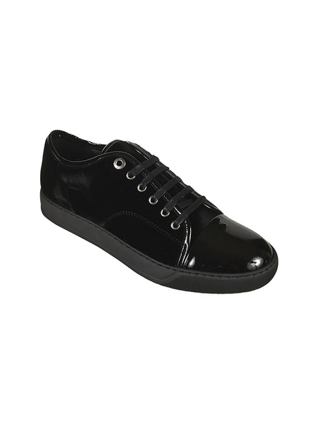 Lanvin Sleek Black Sneakers for Men - AI24 Collection