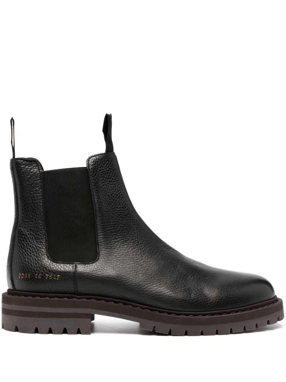 COMMON PROJECTS 23FW Men's Brown Leather Ankle Boots