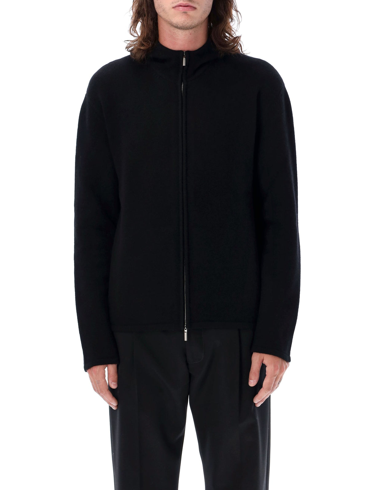 Men's Luxurious Cashmere Zip Hoodie