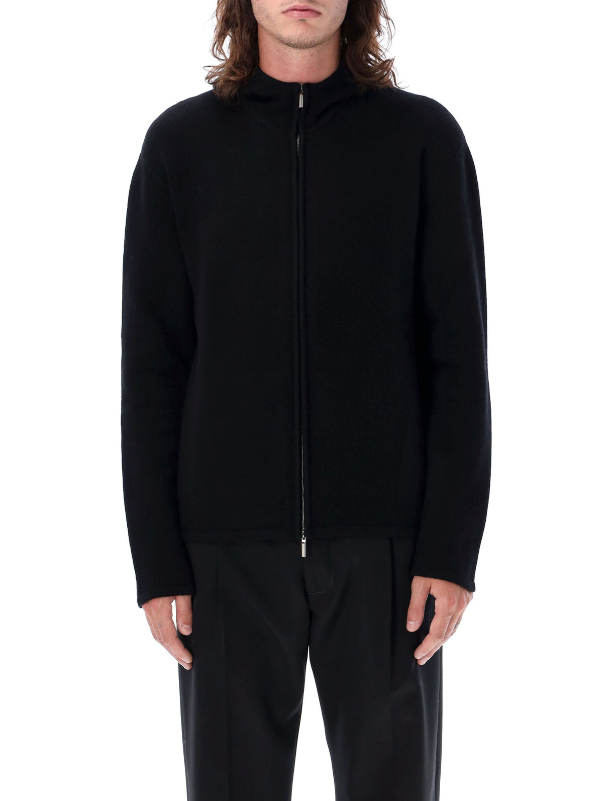 Luxuriously Stylish Cashmere Zip Hoodie for Men