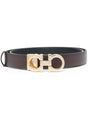 FERRAGAMO Reversible 25mm Gancini Hook Belt for Women