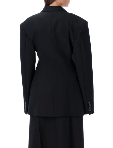 Áo khoác đôi dày đen cho phụ nữ