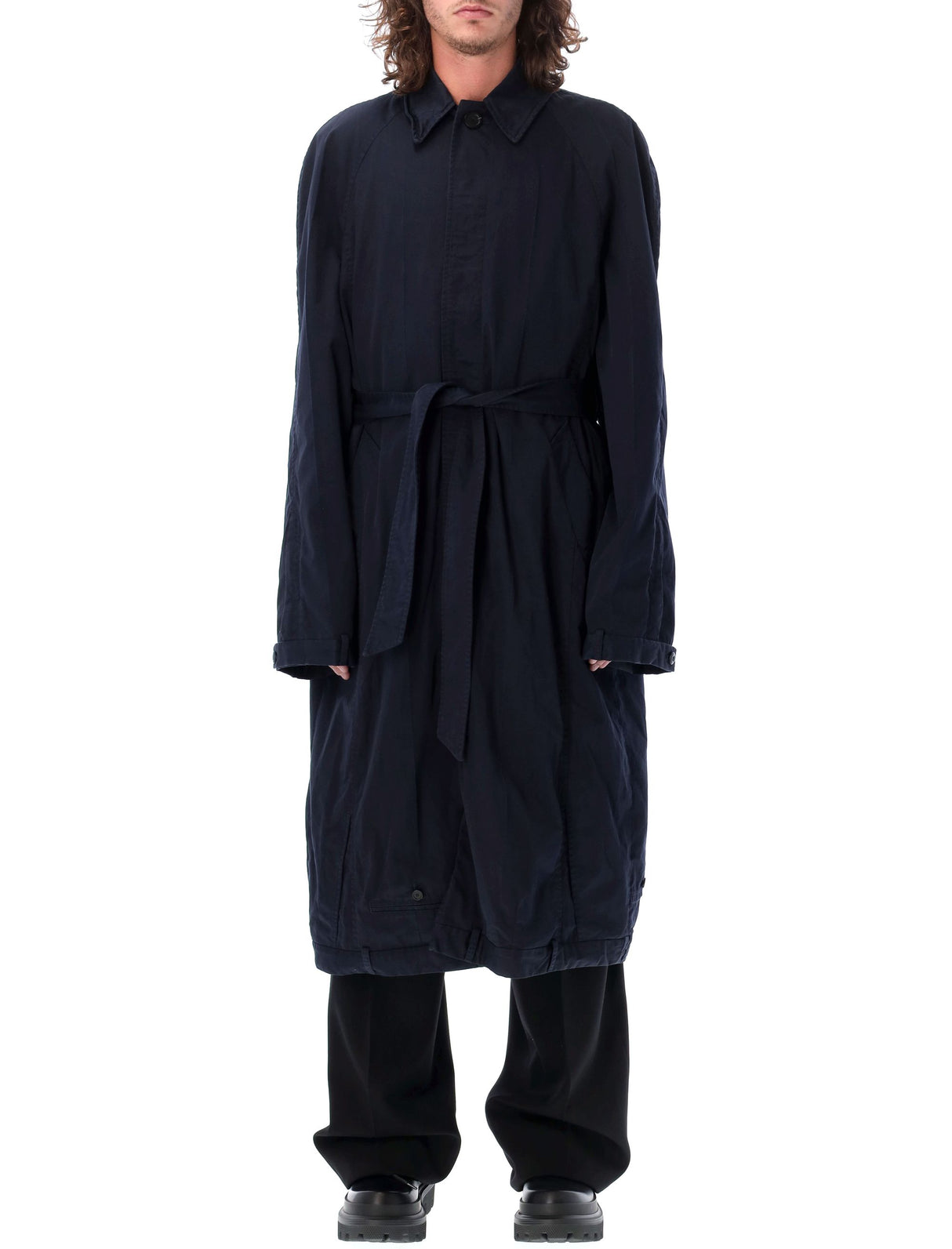 Deconstructed Carcoat in Ink Navy - FW23