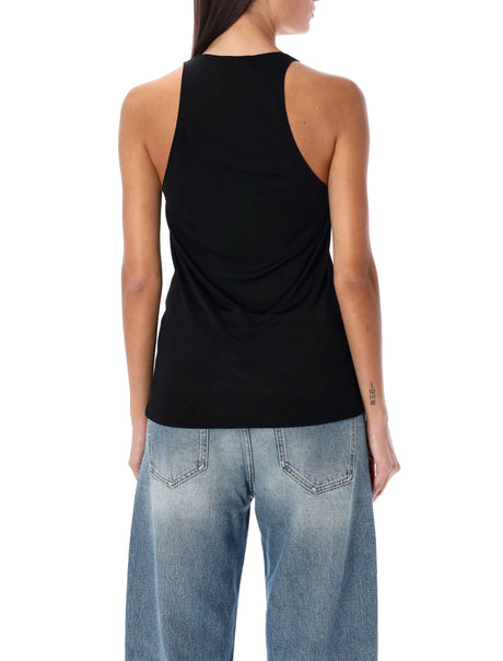 Luxurious Black Silk Tank Top for Women by Saint Laurent - FW23 Collection