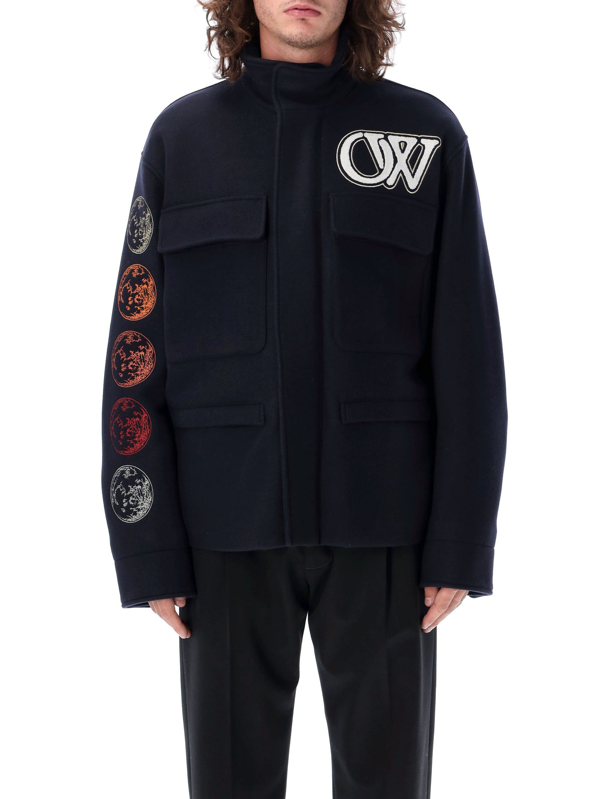 Men's Moon Phase Field Jacket in Sierra_L by OFF-WHITE for FW23