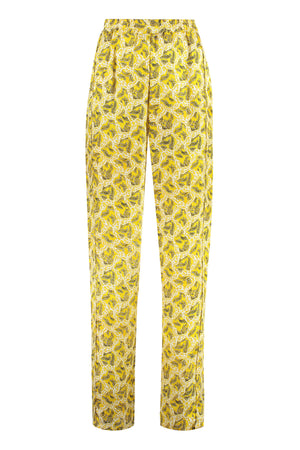 High-Rise Printed Trousers for Women - FW23 Collection