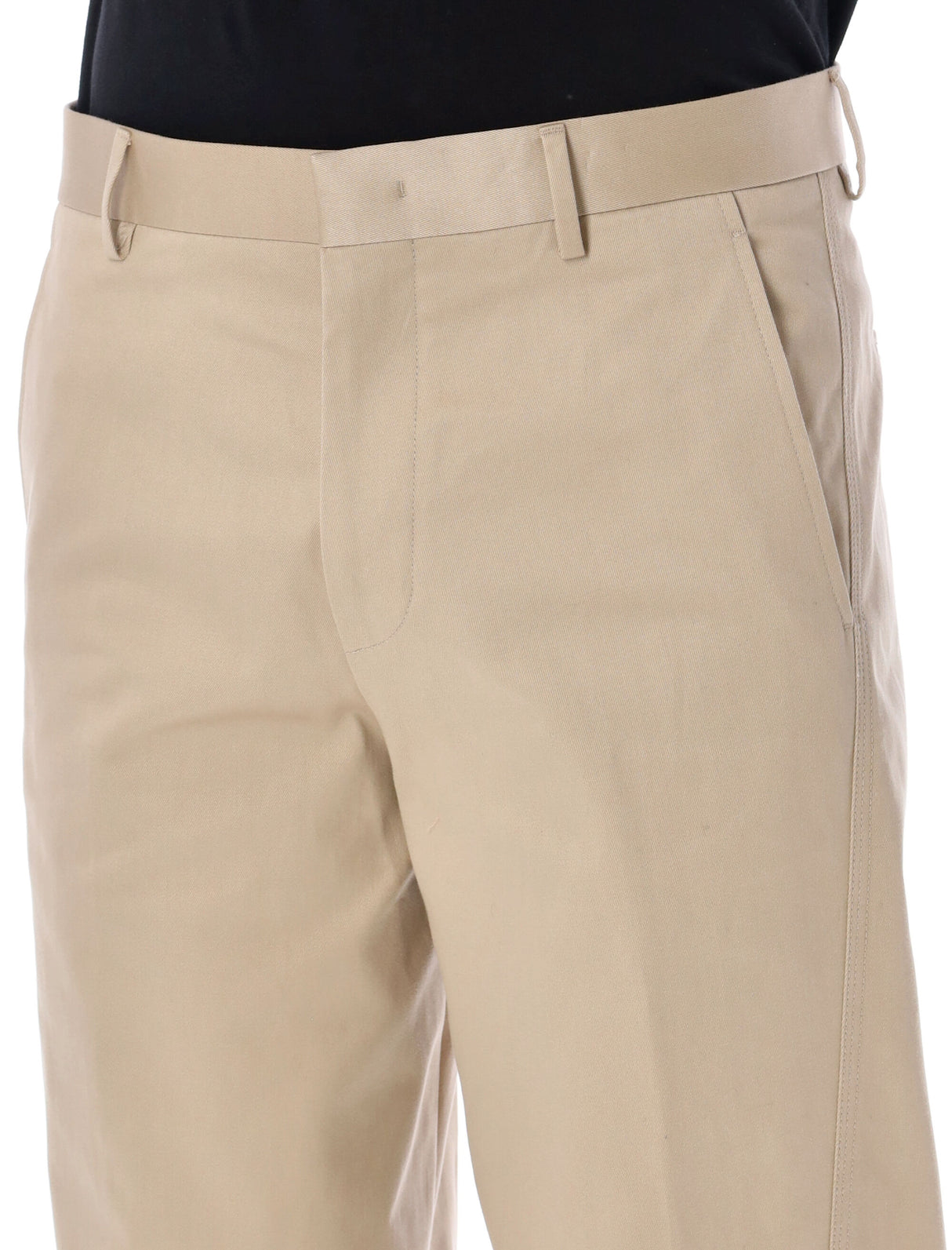 LANVIN Twisted Regular Fit Chino Pants - Size 50