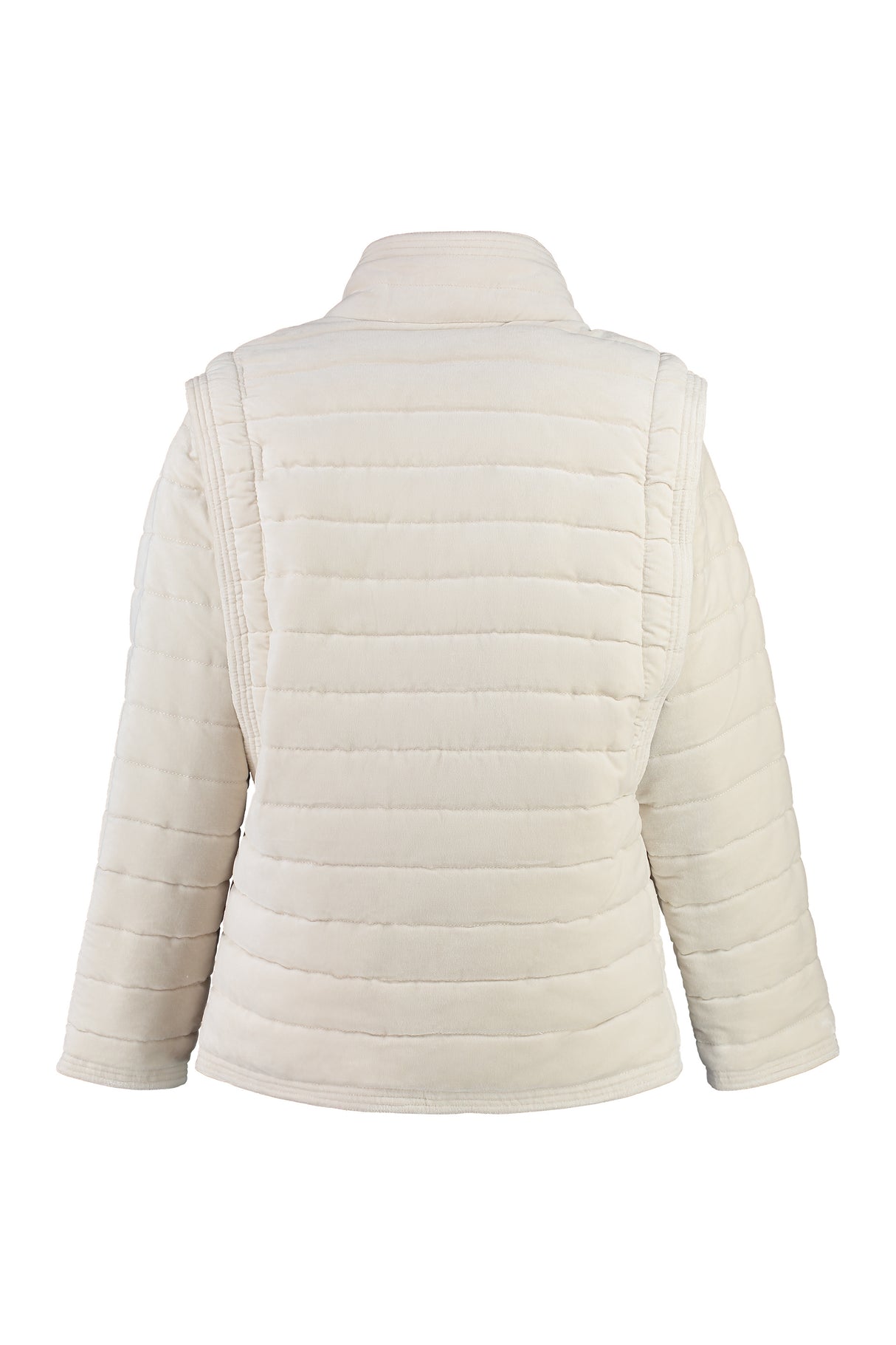 ISABEL MARANT ETOILE Ecru Padded Jacket with Removable Sleeves for Women