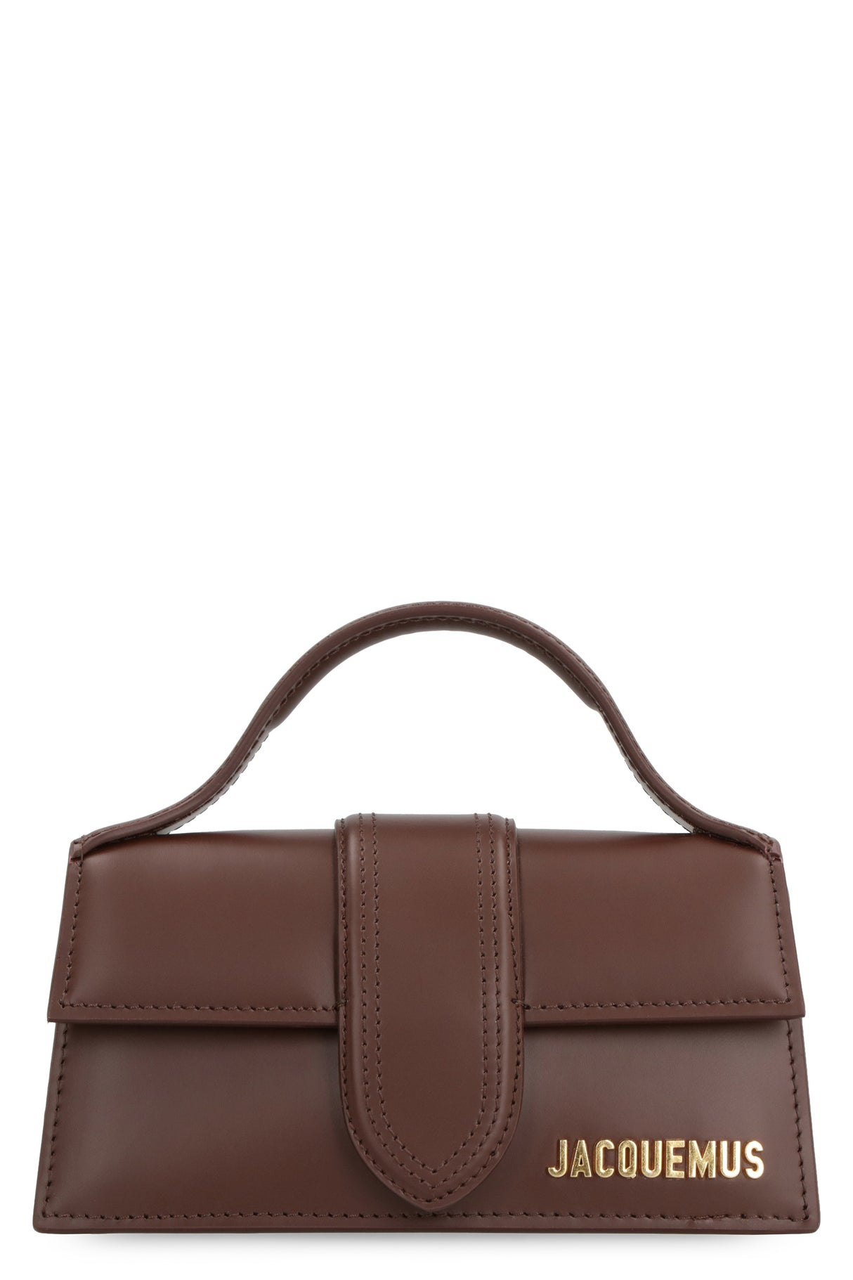 JACQUEMUS Chic Mini Calfskin Handbag in Brown