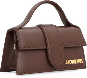 JACQUEMUS Chic Mini Calfskin Handbag in Brown