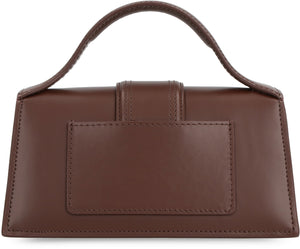 JACQUEMUS Chic Mini Calfskin Handbag in Brown