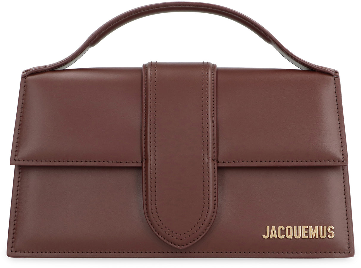 JACQUEMUS The Grand Bambino Mini Calfskin Tote