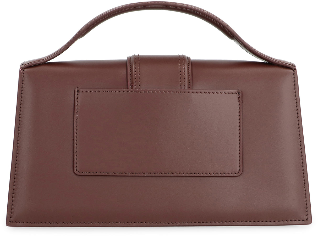 JACQUEMUS The Grand Bambino Mini Calfskin Tote