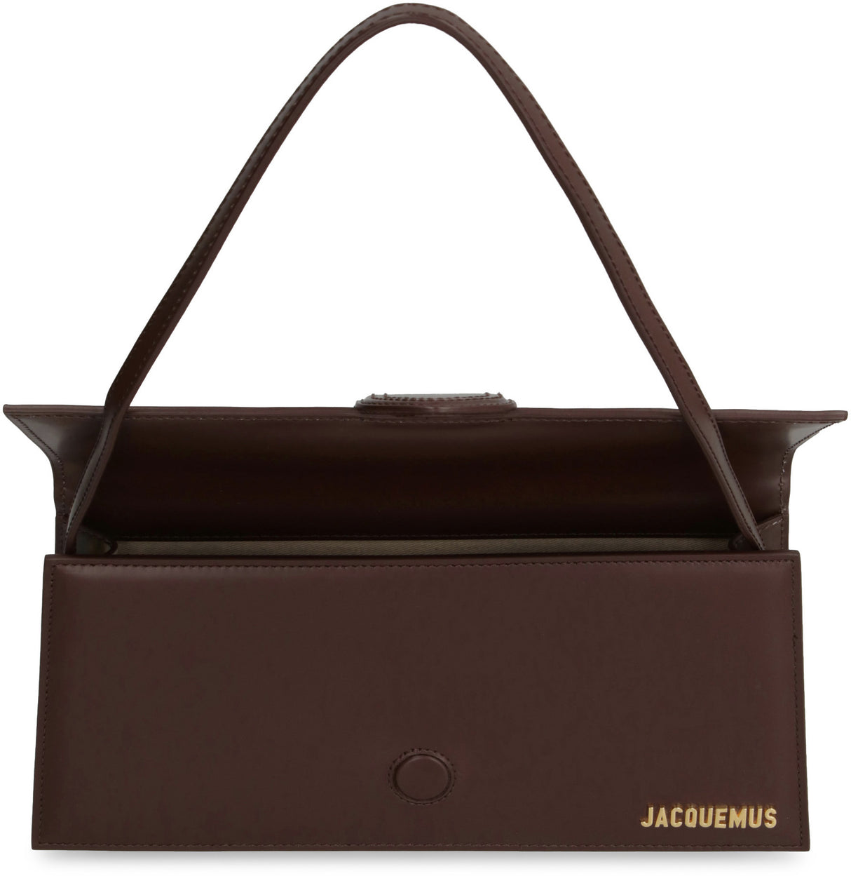 JACQUEMUS Elegant Long Mini Calfskin Tote